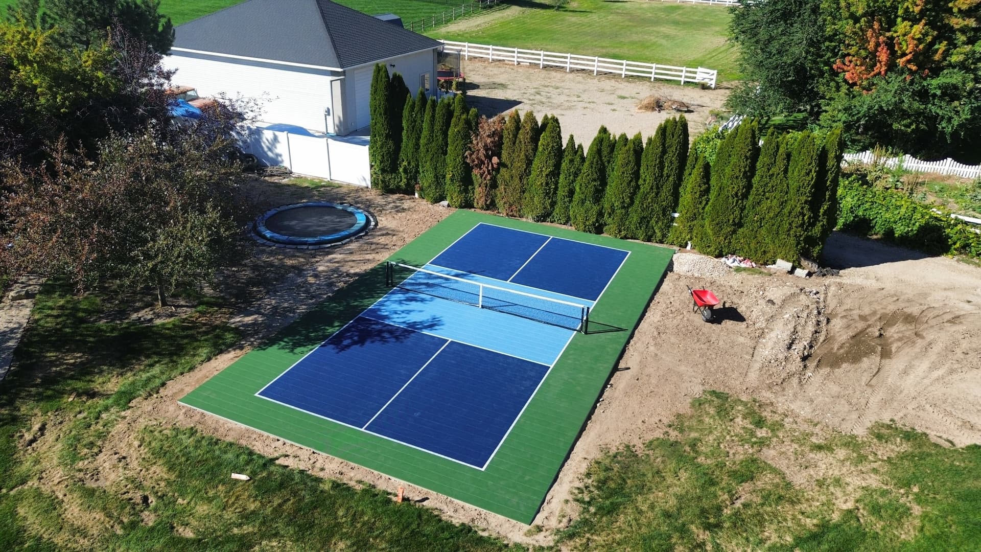 pickleball court modular tile surfacing