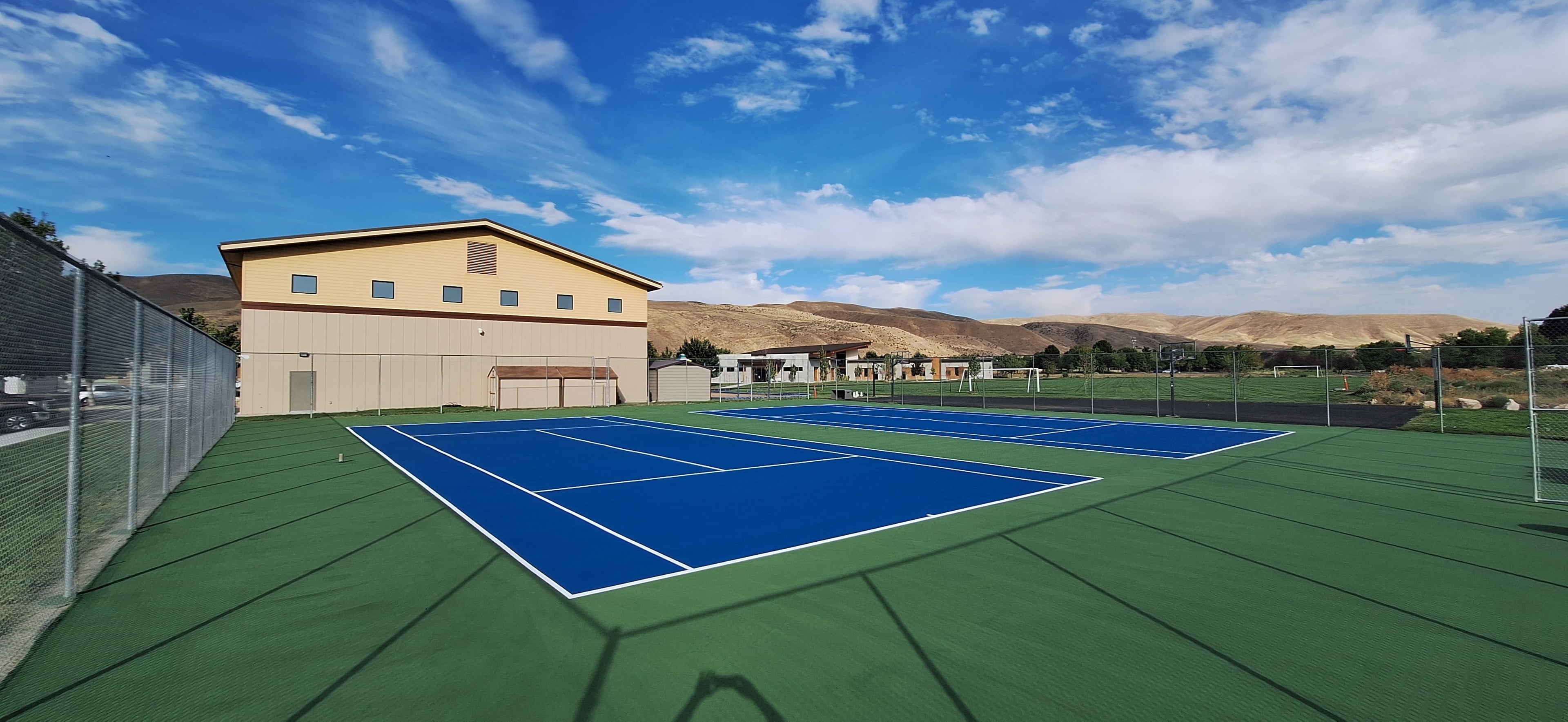 tennis court resurface crack repair acrylic renovation